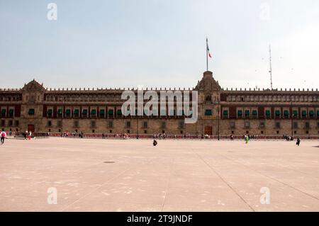 National Palace in Zocalo of Mexico City Stock Photo
