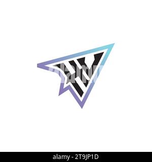 HU letter combination cool logo esport or gaming initial logo as a inspirational concept design Stock Vector
