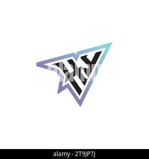 HY letter combination cool logo esport or gaming initial logo as a inspirational concept design Stock Vector