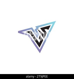 LS letter combination cool logo esport or gaming initial logo as a inspirational concept design Stock Vector