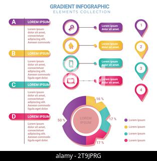 Infographic design vector and marketing icons can be used for workflow layout, diagram, annual report. Business concept with 3, 4, 5 and 6 step. Stock Vector