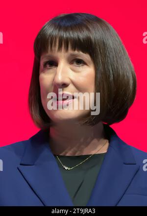 Shadow chancellor Rachel Reeves delivers a speech during a visit to ...