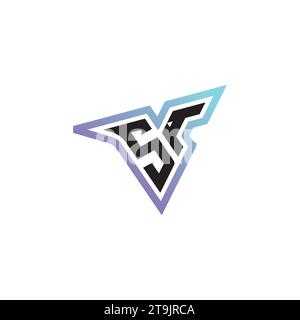 SI letter combination cool logo esport or gaming initial logo as a inspirational concept design Stock Vector