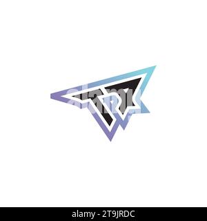 TA letter combination cool logo esport or gaming initial logo as a inspirational concept design Stock Vector