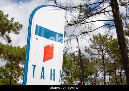 Bordeaux , France - 11 20 2023 : TAHE logo brand and text sign group born from the union of BIC Sport and Tahe Outdoors Stock Photo
