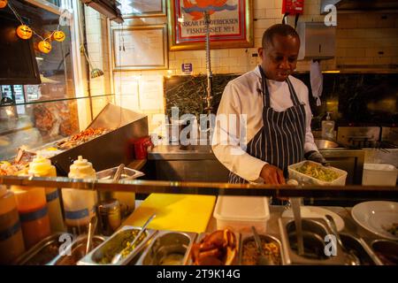 Randall and Aubin Restaurant in Soho, London UK Stock Photo