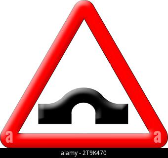 Traffic signs hump Stock Vector Image & Art - Alamy