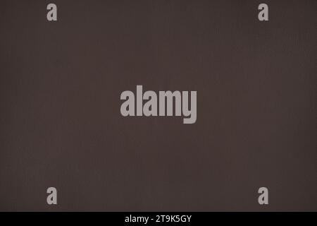 Dark brown full grain leather texture for background, high detailed Stock Photo