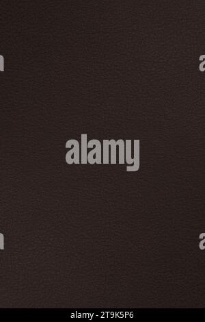 Dark brown full grain leather texture for background, high detailed Stock Photo