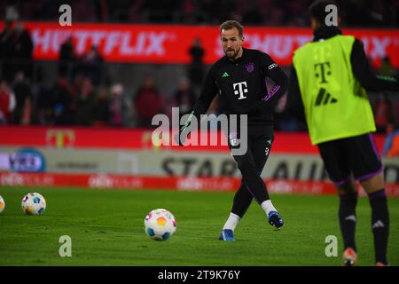 COLOGNE, GERMANY - 24 NOVEMBER, 2023: Harry Kane, The football match of Bundesliga 1. FC Koeln vs FC Bayern Munich. at Rhein Energie Stadion Stock Photo