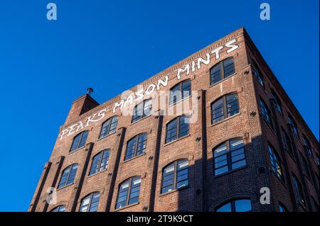 old building in new york city Stock Photo