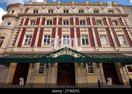 The exterior of the Lyceum in Sheffield. The theatrew is built in the proscenium arch style Stock Photo