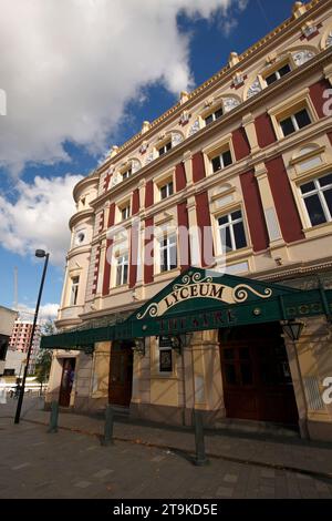 The exterior of the Lyceum in Sheffield. The theatrew is built in the proscenium arch style Stock Photo