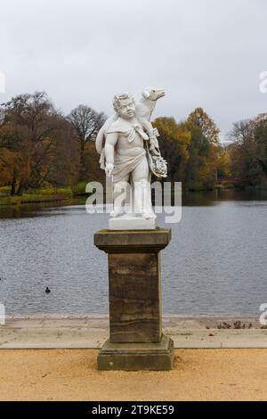 Charlottenburg Schloss gardens, Berlin Stock Photo