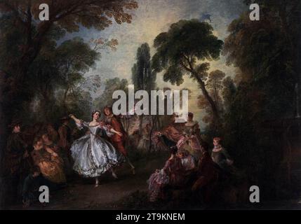 La Camargo Dancing c. 1730 by Nicolas Lancret Stock Photo