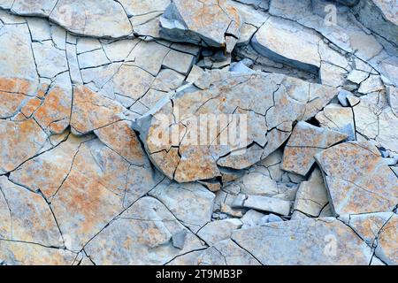 Rocky soil cracked by erosion Stock Photo - Alamy