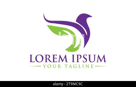 Bird Logo Design Unique and Modern Logo Design Stock Vector