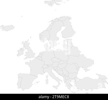 Location map of the PRINCIPALITY OF LIECHTENSTEIN, EUROPE Stock Vector