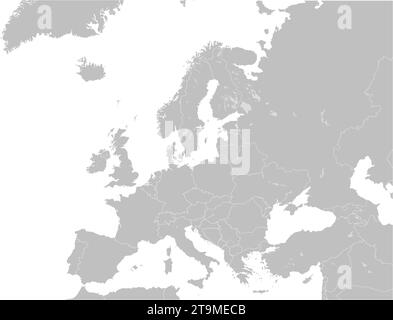 Location map of the PRINCIPALITY OF LIECHTENSTEIN, EUROPE Stock Vector