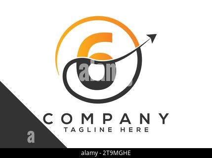 Letter 6 Finance Logo Design Vector Template. Marketing And Financial Business Logo. Stock Vector