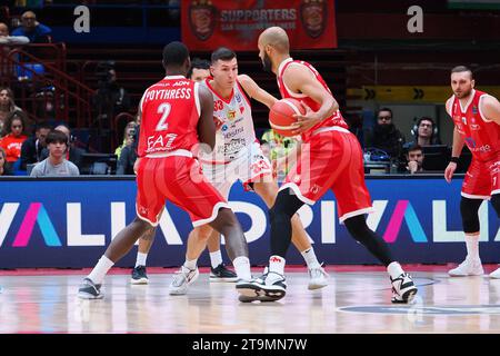 Ryan Hawkins Estra Pistoia during UNAHOTELS Reggio Emilia vs