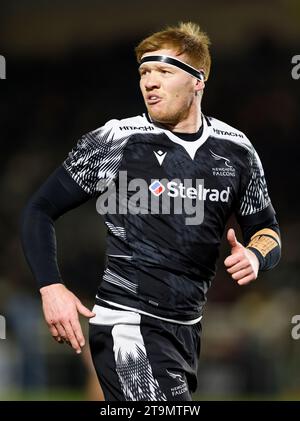 Newcastle Falcons' Sam Cross during the Gallagher Premiership match at ...