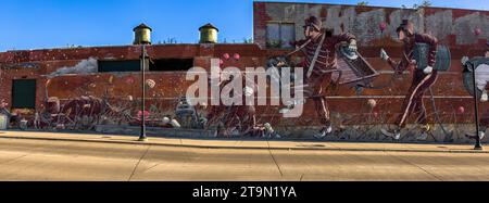 Street art in Detroit, United States Stock Photo - Alamy