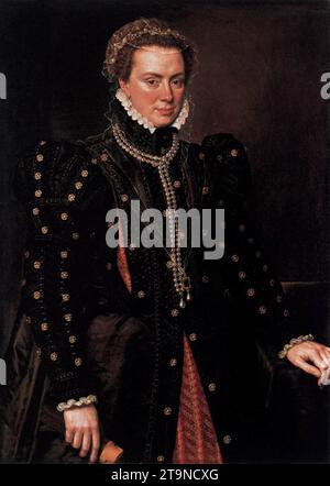 Margaret, Duchess of Parma 1562 by Anthonis Mor Van Dashorst Stock Photo