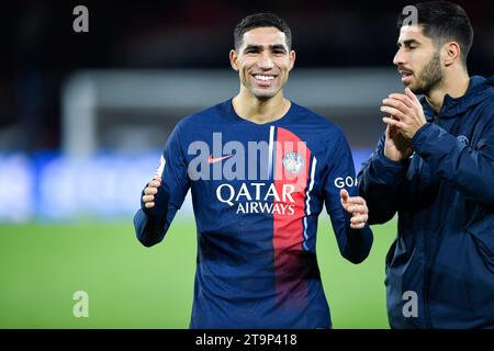 Achraf Hakimi of PSG during the French championship Ligue 1 football ...