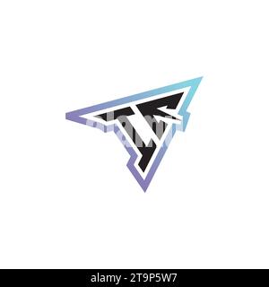 IE letter combination cool logo esport or gaming initial logo as a inspirational concept design Stock Vector