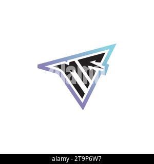 ME letter combination cool logo esport or gaming initial logo as a inspirational concept design Stock Vector