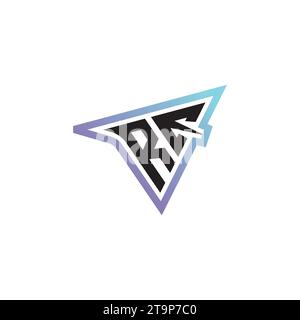 RE letter combination cool logo esport or gaming initial logo as a inspirational concept design Stock Vector