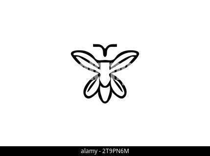 Blanket Octopus minimal style icon illustration design Stock Vector