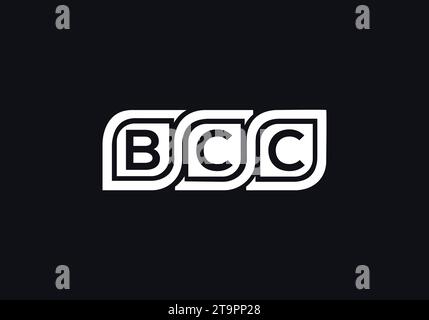 BCC letter logo. BCC best black background vector image. BCC Monogram logo  design for entrepreneur and business. Stock Vector | Adobe Stock