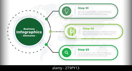 Business Data Visualization. Process Chart. Abstract Elements Of Graph, Diagram With Steps, Options, Parts Or Processes. Vector Business Template For Stock Vector