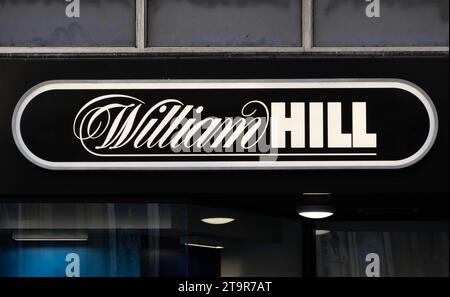 William Hill Gambling Company in Liverpool Stock Photo