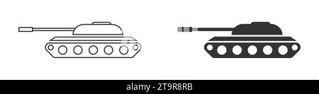 Tank icon. Simple design. Vector illustration Stock Vector