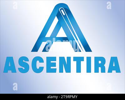 A 3D logo with a text-effective style Stock Vector