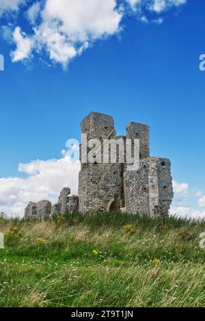 Ruins of the church of St James at Bawsey near Kings Lynn Norfolk, England. Stock Photo