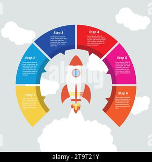 Infographic design vector and marketing icons can be used for workflow layout, diagram, annual report. Business concept with 3, 4, 5; 6, 7 and 8 step. Stock Vector