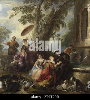 The Return from the Hunt c. 1700 by Joseph Parrocel Stock Photo