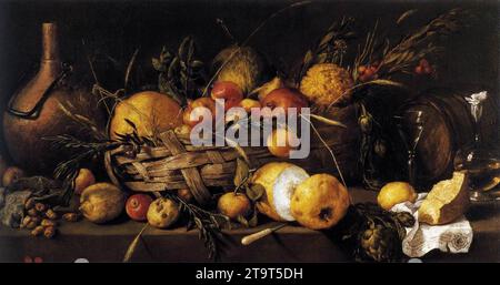 Still-Life with Fruit 1650 by Antonio De Pereda Stock Photo