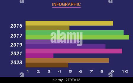 Infographic design vector and marketing icons can be used for workflow layout, diagram, annual report. Business concept with 3, 4, 5; 6, 7 and 8 step. Stock Vector