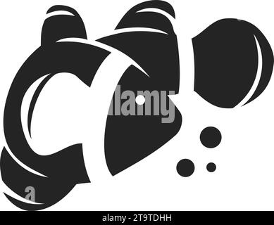 Clown Fish logo template Isolated. Brand Identity. Icon Abstract Vector graphic Stock Vector