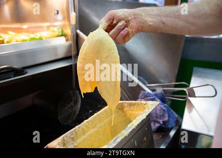 The Rock and Sole Plaice, Fish and Chip shop, Endell Street, Covent Garden, London, England, United Kingdom Stock Photo