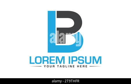 BP Logo Design Unique and Modern Logo Design Stock Vector