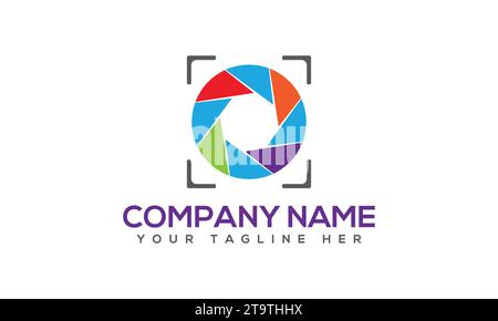 Camera Logo Design Unique and Professional Logo Design Stock Vector