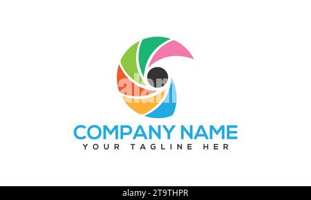Camera Logo Design Unique and Professional Logo Design Stock Vector