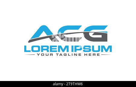 ACG Logo Design Unique and Professional Logo Design Stock Vector