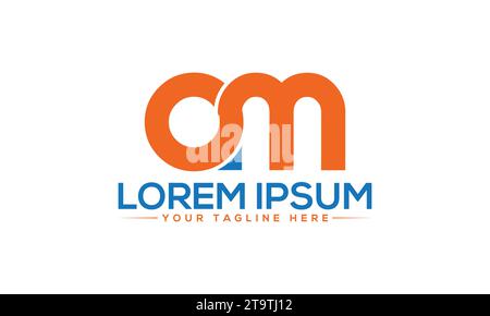 AM Logo Design Stock Vector